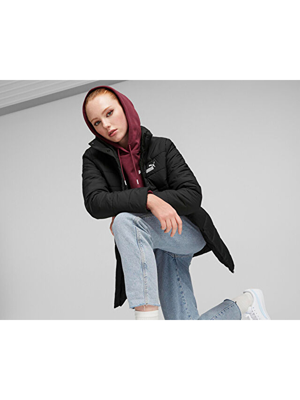 Ess+ Padded Jacket Kadın Günlük Mont 67536401 Siyah-2