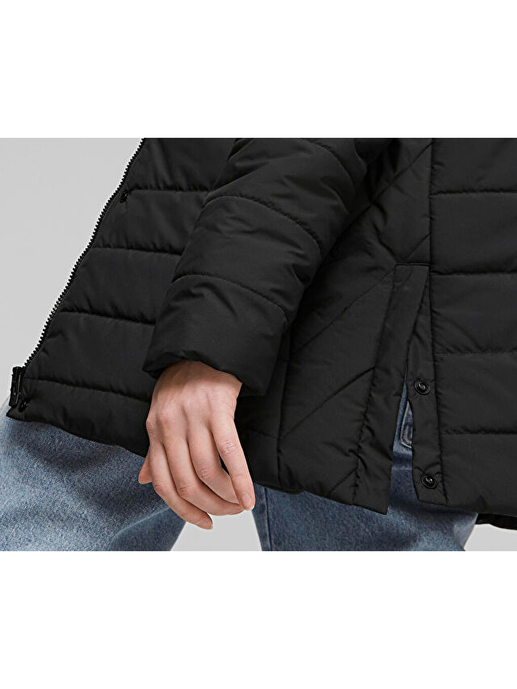 Ess+ Padded Jacket Kadın Günlük Mont 67536401 Siyah-4