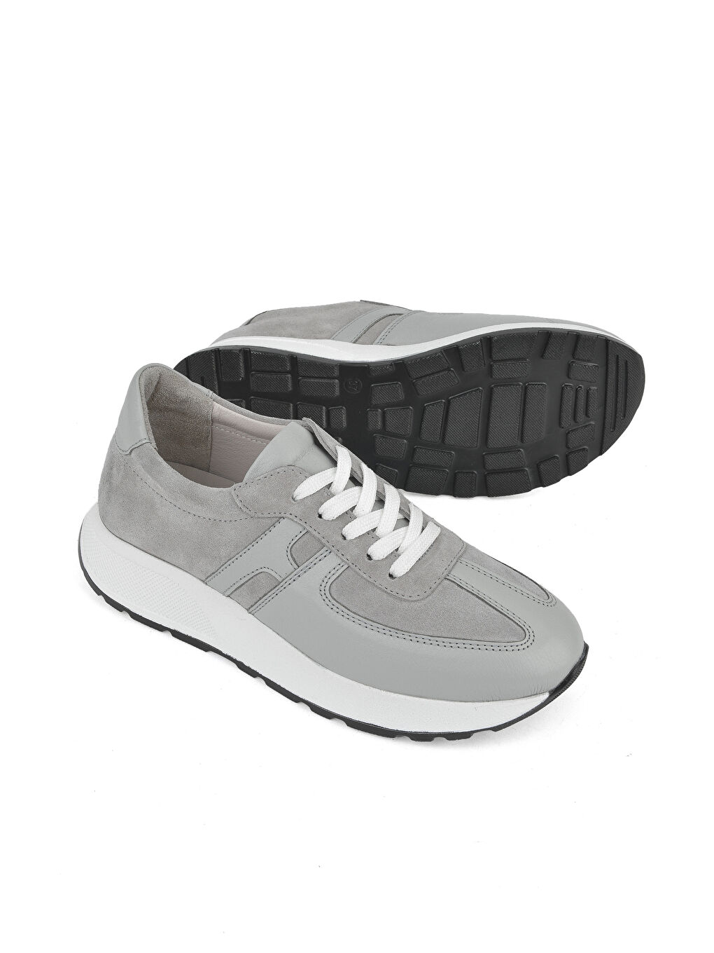 Kadın Hakiki Deri Sneaker 1511050Z2050 Gri-3