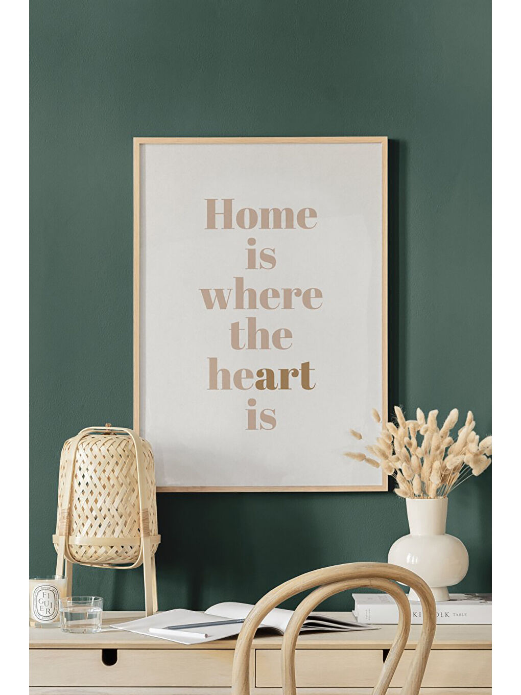 Beyaz Tek Parça Çerçeve Görünümlü Mdf Tablo - TEKHAMMDF41