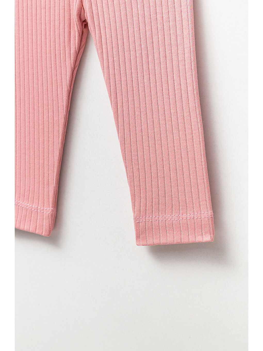 3 lü Pembe Krem Çikolata Kahve  Renkli Bebek Çocuk Tayt-1