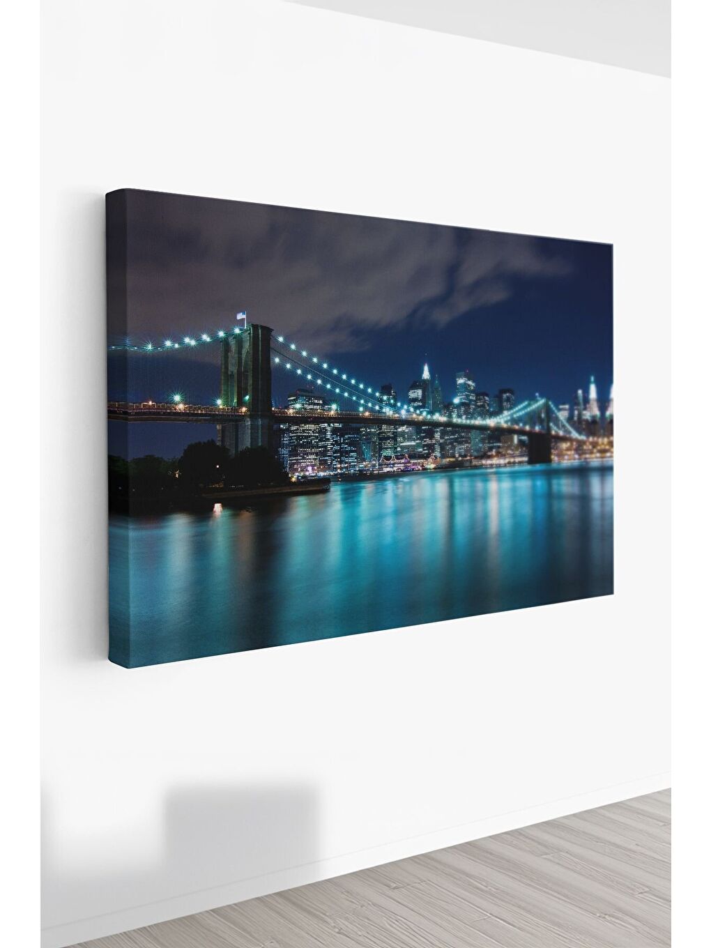 Beyaz Dekoratif Kanvas Tablo - FDC249 - ERSYFDC249-5070-1