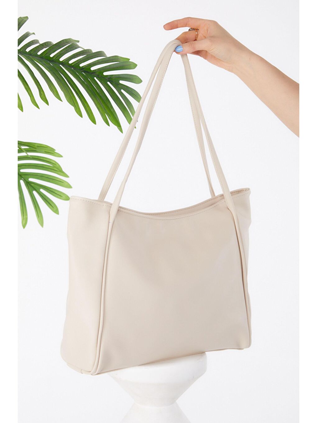 Kadın Bej Çanta - 25335-1