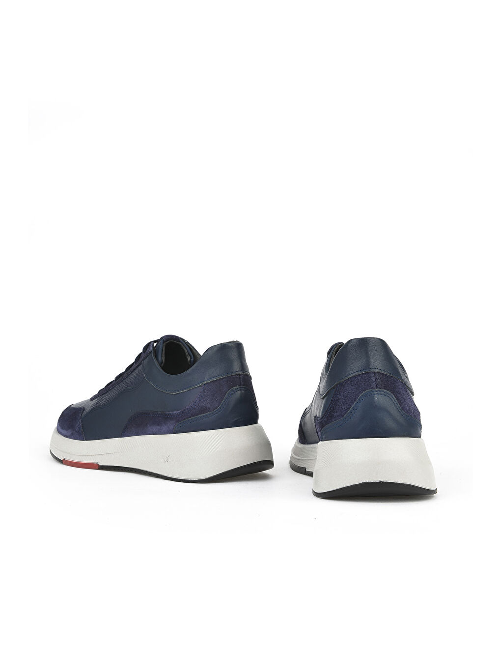 Erkek Hakiki Deri Sneaker 151423Z520 Lacivert-2