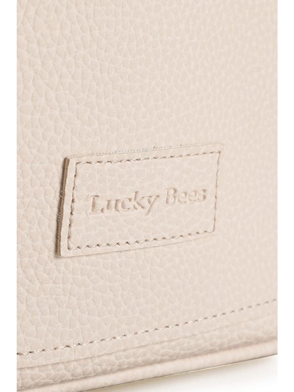 Lucky Bees Ekru Kadın Orta Boy Sırt Çantası - 3