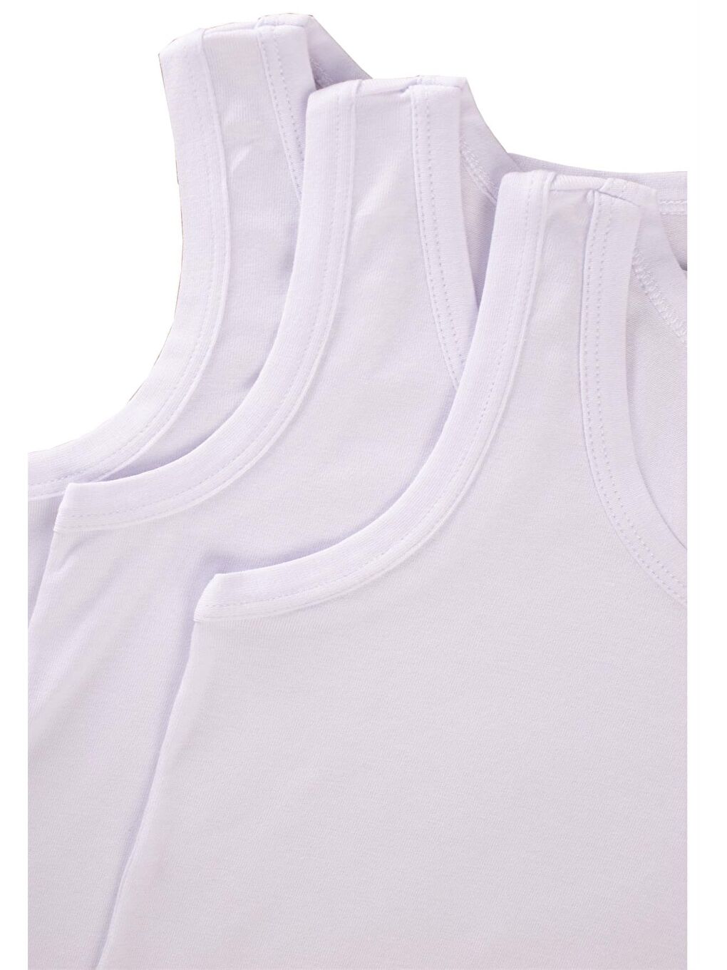 Beyaz Erkek Çocuk İç Giyim Atlet-2