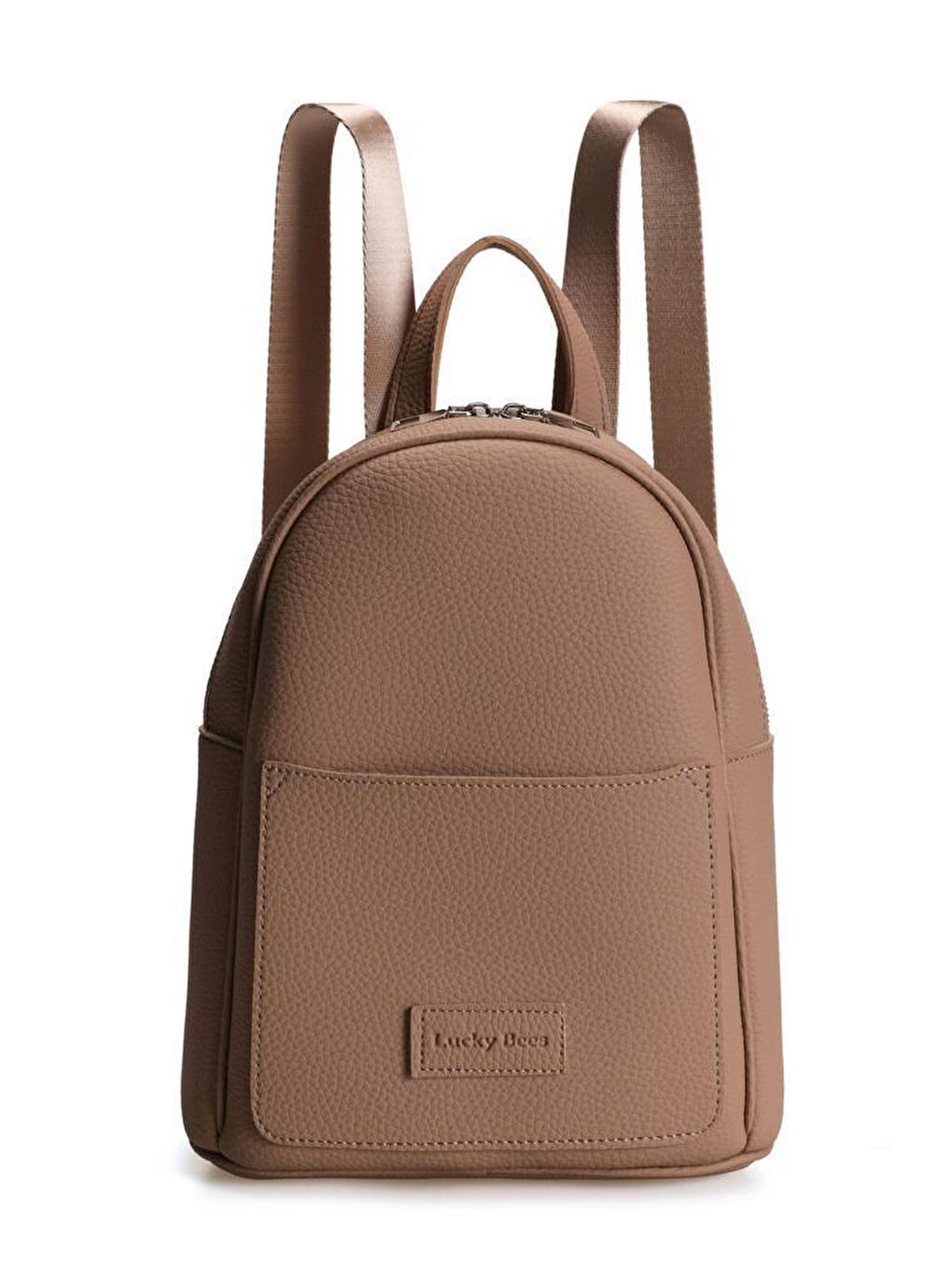 Gri Kadın Orta Boy Sırt Çantası-1