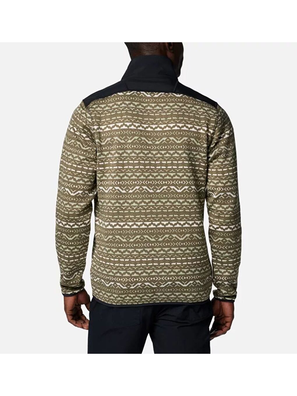 Columbia Yeşil II Printed Half Zip Pullover Erkek Yarın Fermuar Triko Polar AO5809 - 1