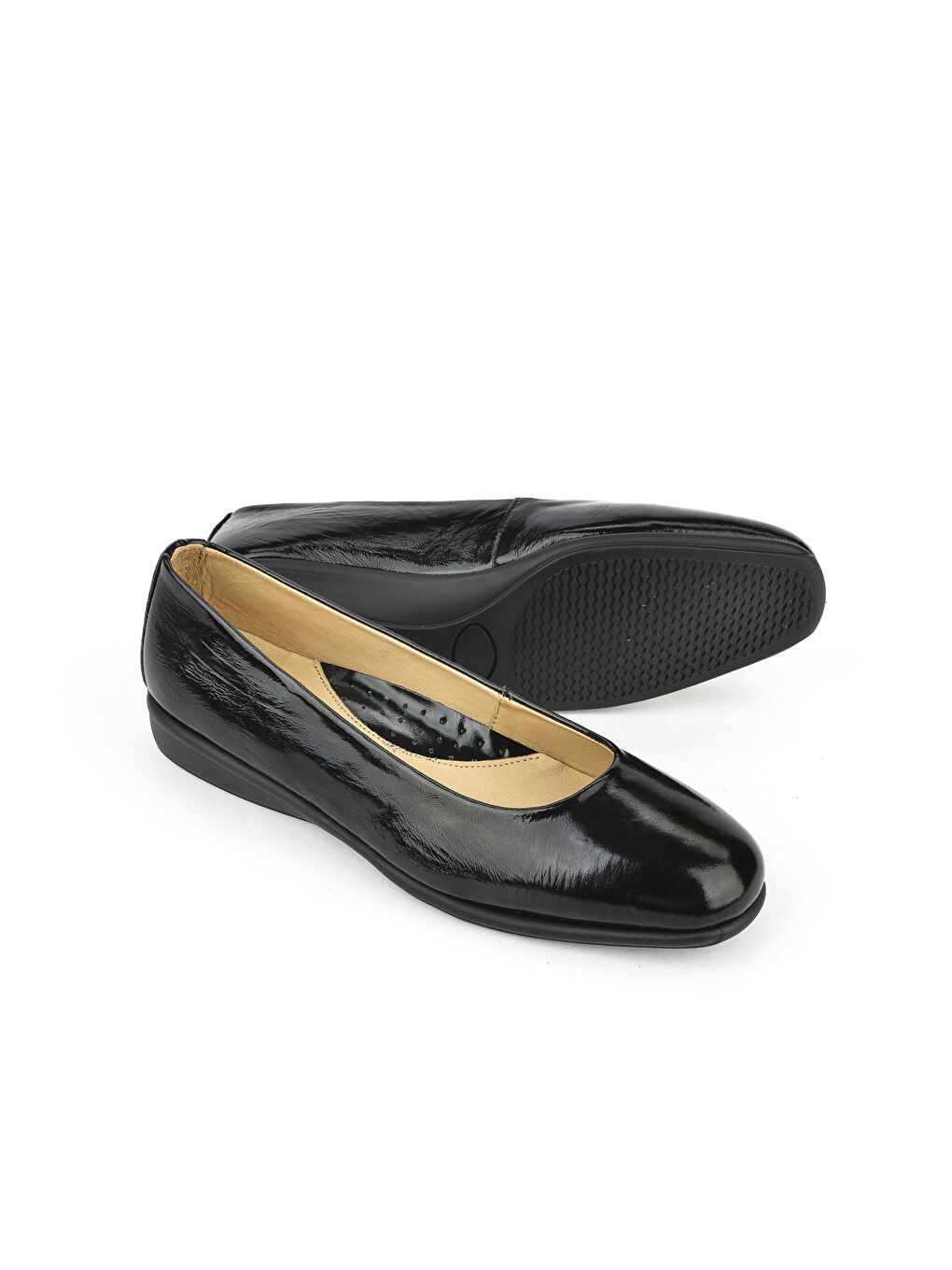 Kadın Hakiki Deri Konfor Babet 1511050Z22202 Siyah-3