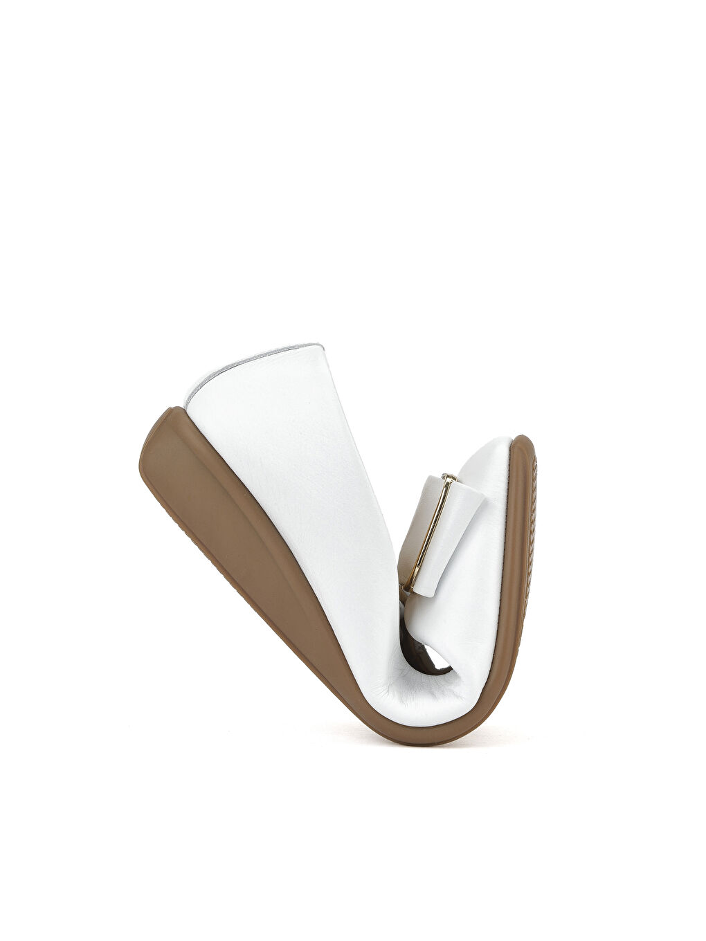 Kadın Hakiki Deri Konfor Babet 1511050Z2221 Beyaz-2