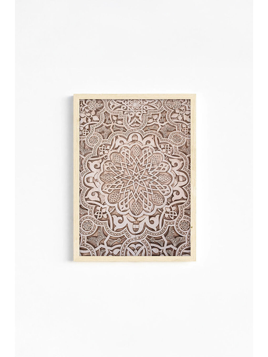 Beyaz Gerçek Ahşap Çerçeveli 3 Parça 3D Poster Tablo Seti - ERSY3SET7 - ERSY3SET7-3348-1