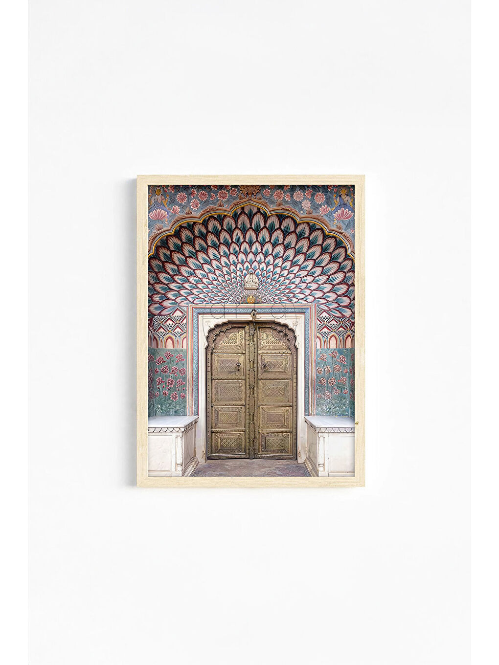 Beyaz Gerçek Ahşap Çerçeveli 3 Parça 3D Poster Tablo Seti - ERSY3SET7 - ERSY3SET7-3348-2