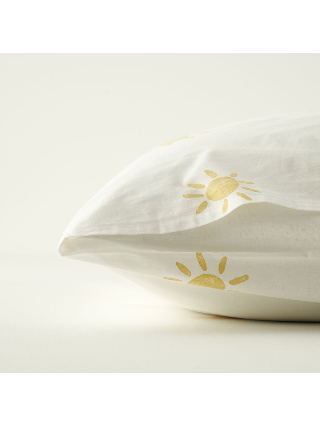 %100 Pamuk Hello Bebek Nevresim Takımı Sarı (100x150 cm)-4