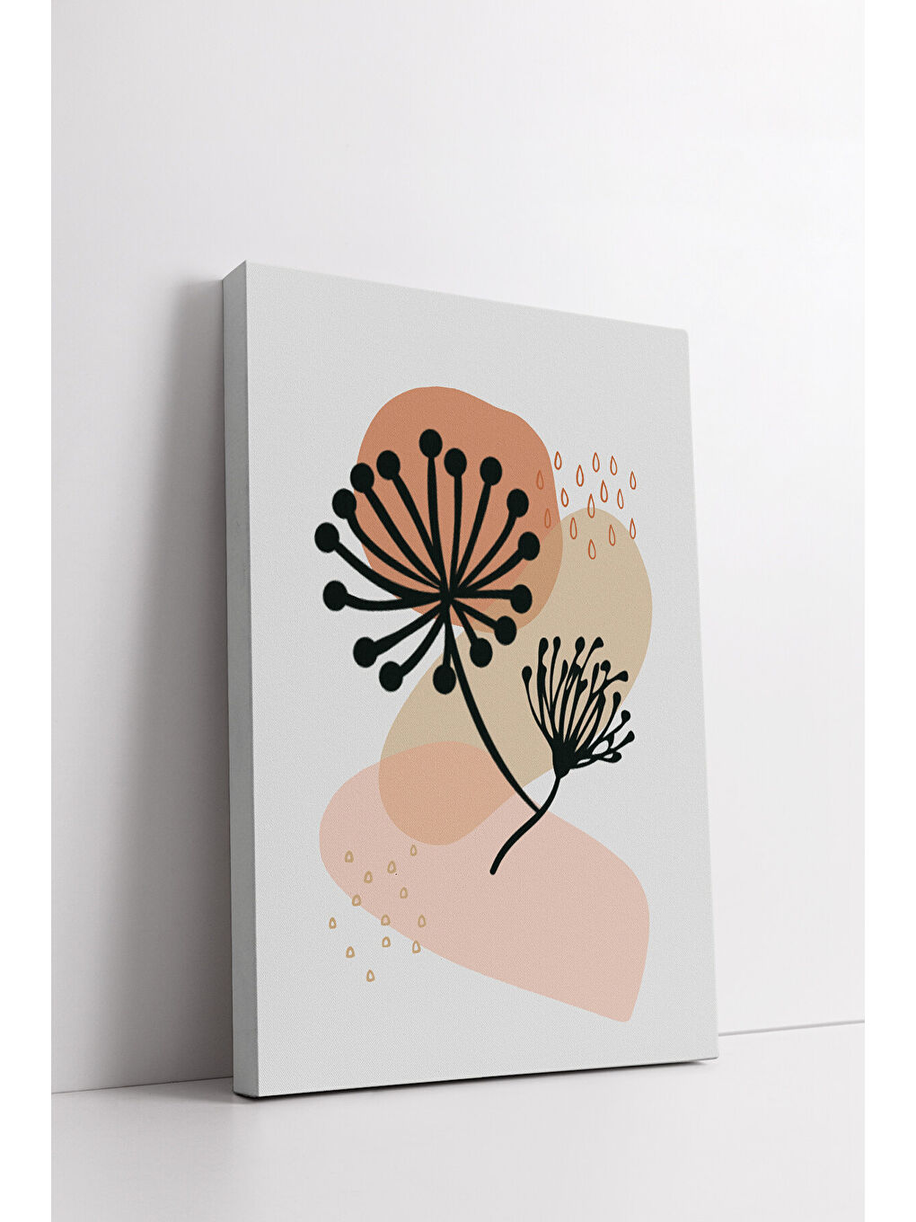 Beyaz Dekoratif 3 Parça Kanvas Tablo - 3CNVS6 - 40 x 60-1