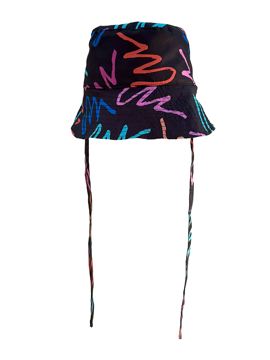 Siyah Remsa Bağlamalı Bucket Şapka RŞBUC-02 Neon-3