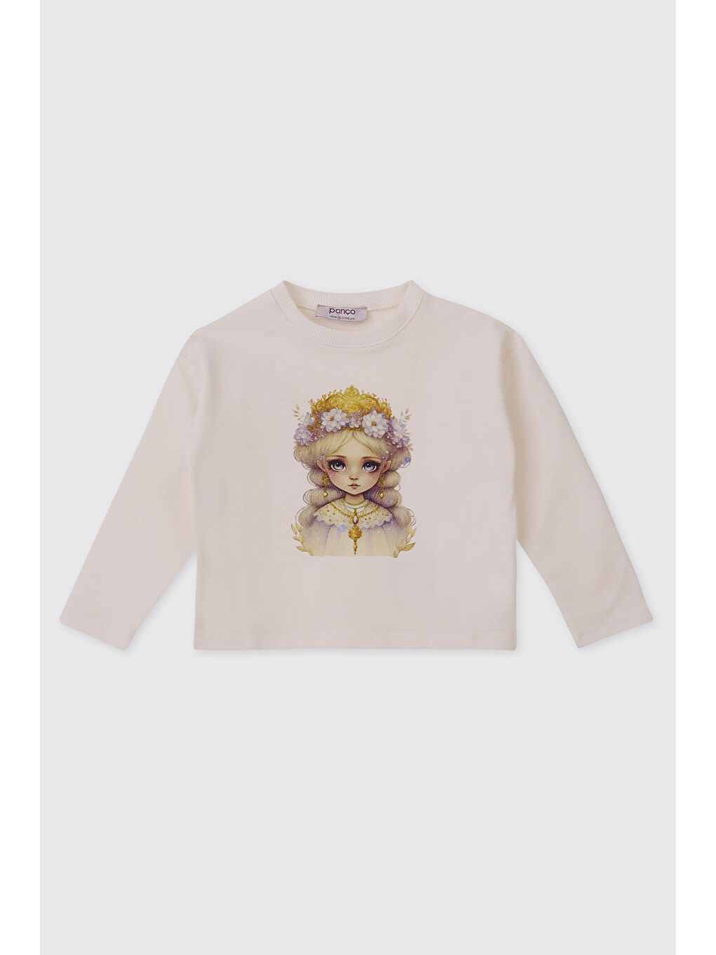 Kız Bebek Ekru Sweatshirt