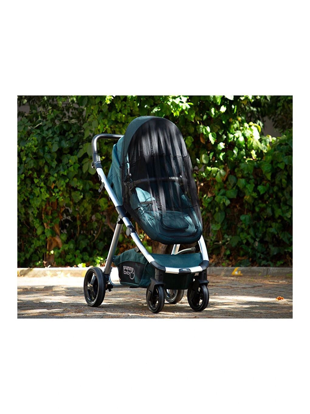 Siyah Puset Bebek Arabası Sinekliği 070-3