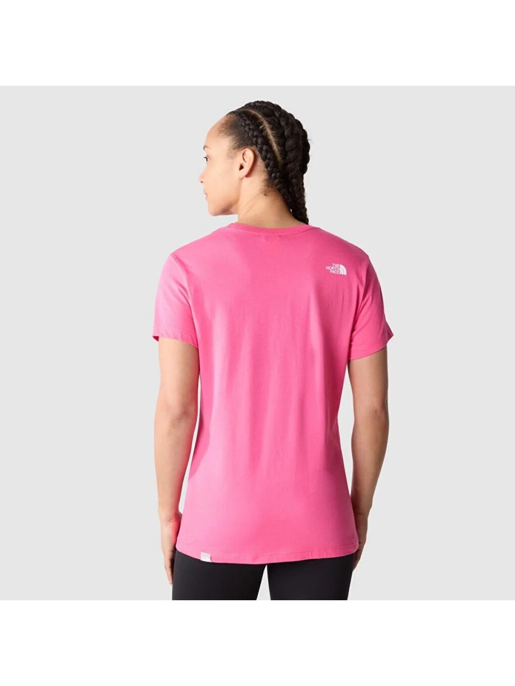 The North Face Pembe Simple Dome Kadın Pembe Bisiklet Yaka Tişört - 4