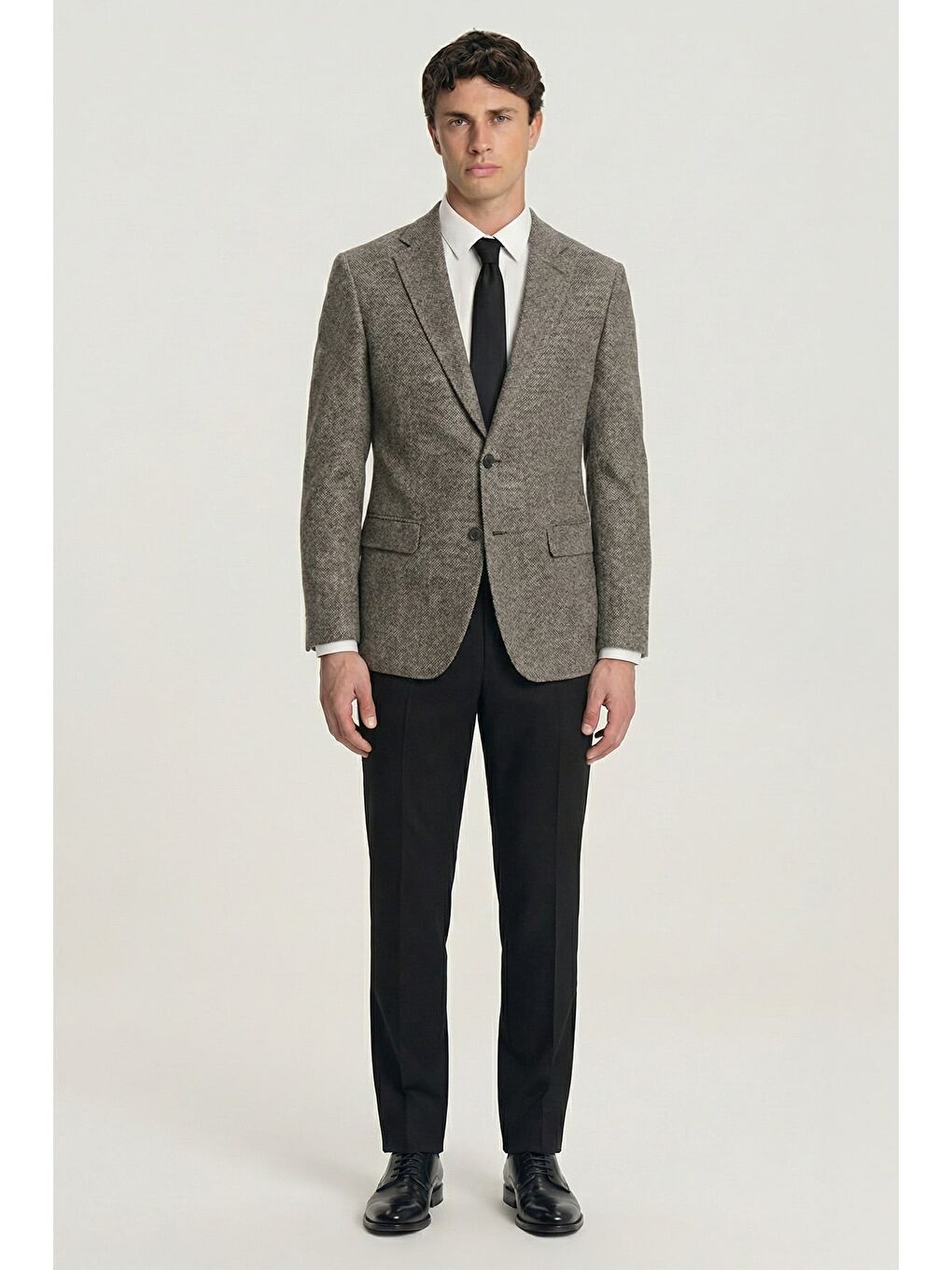 Kahverengi Erkek 4 Drop Kahve Ceket-1