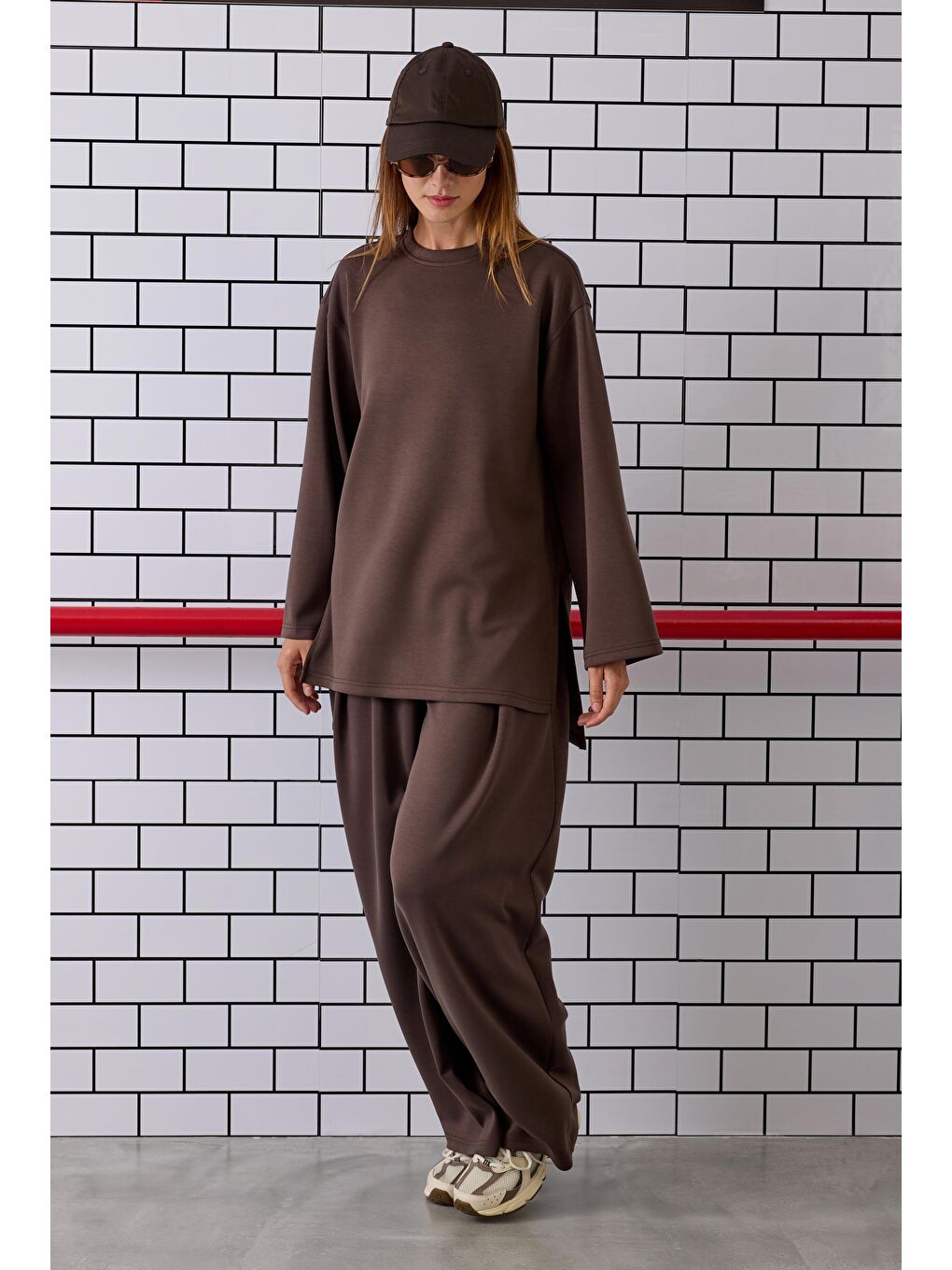 Kahverengi Modal Basic Sweat Acı Kahve-2