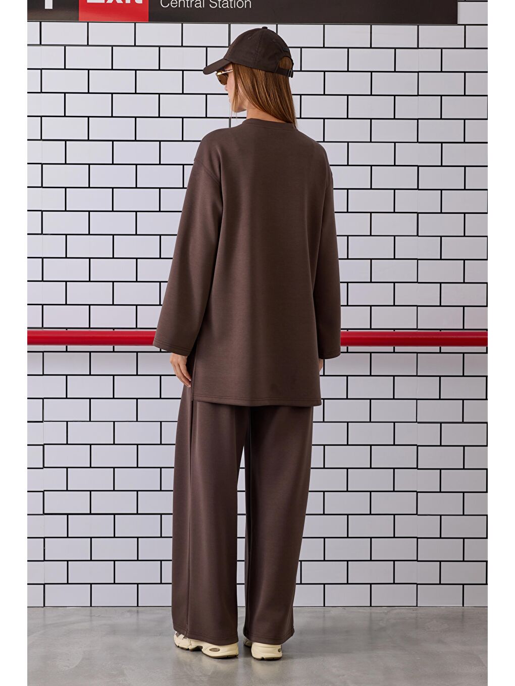 Kahverengi Modal Basic Sweat Acı Kahve-3