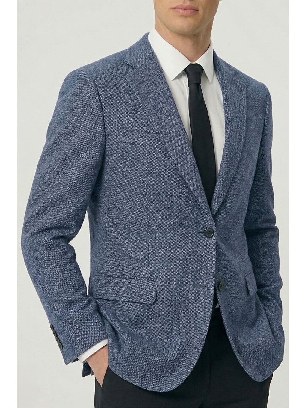 Erkek 4 Drop Lacivert Ceket-2