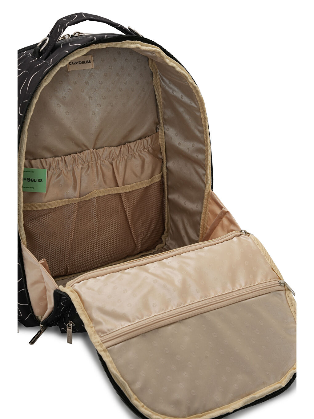 LightPack Anti-Bakteriyel Astarlı Çok Gözlü Hafif Anne Bebek Sırt Çantası-2