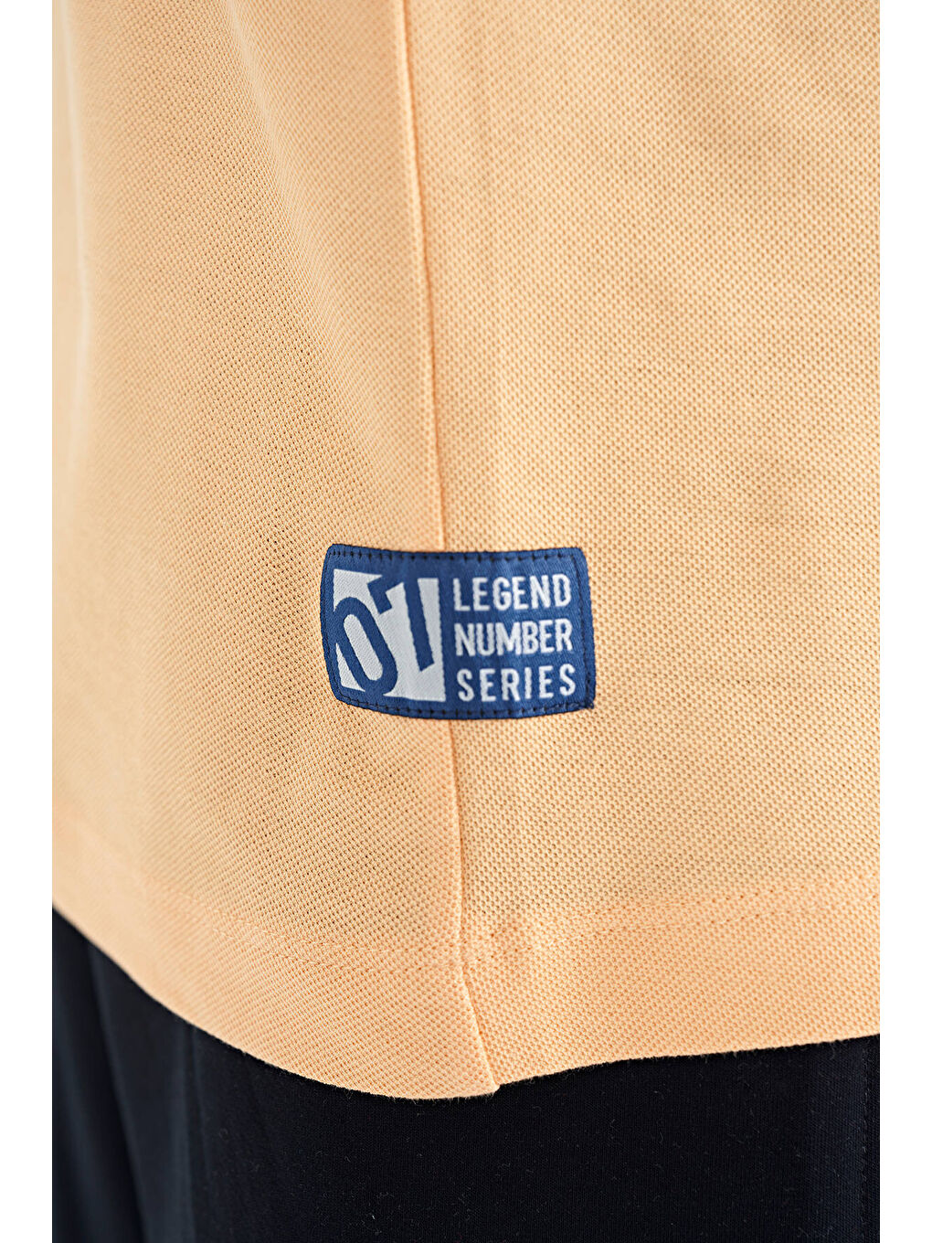 Turuncu Kavun Içi Cep Detaylı O Yaka Standart Kalıp Erkek Çocuk Tişört - 11120-5