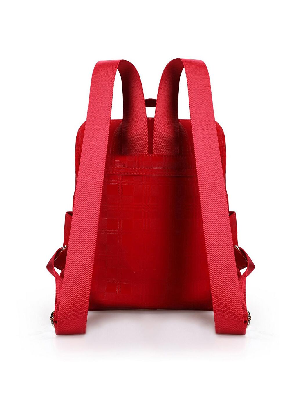 Kırmızı Desenli Kadın Büyük Boy Sırt Çantası-2