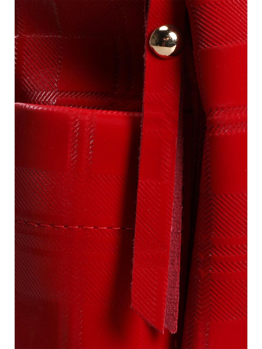 Kırmızı Desenli Kadın Büyük Boy Sırt Çantası-4