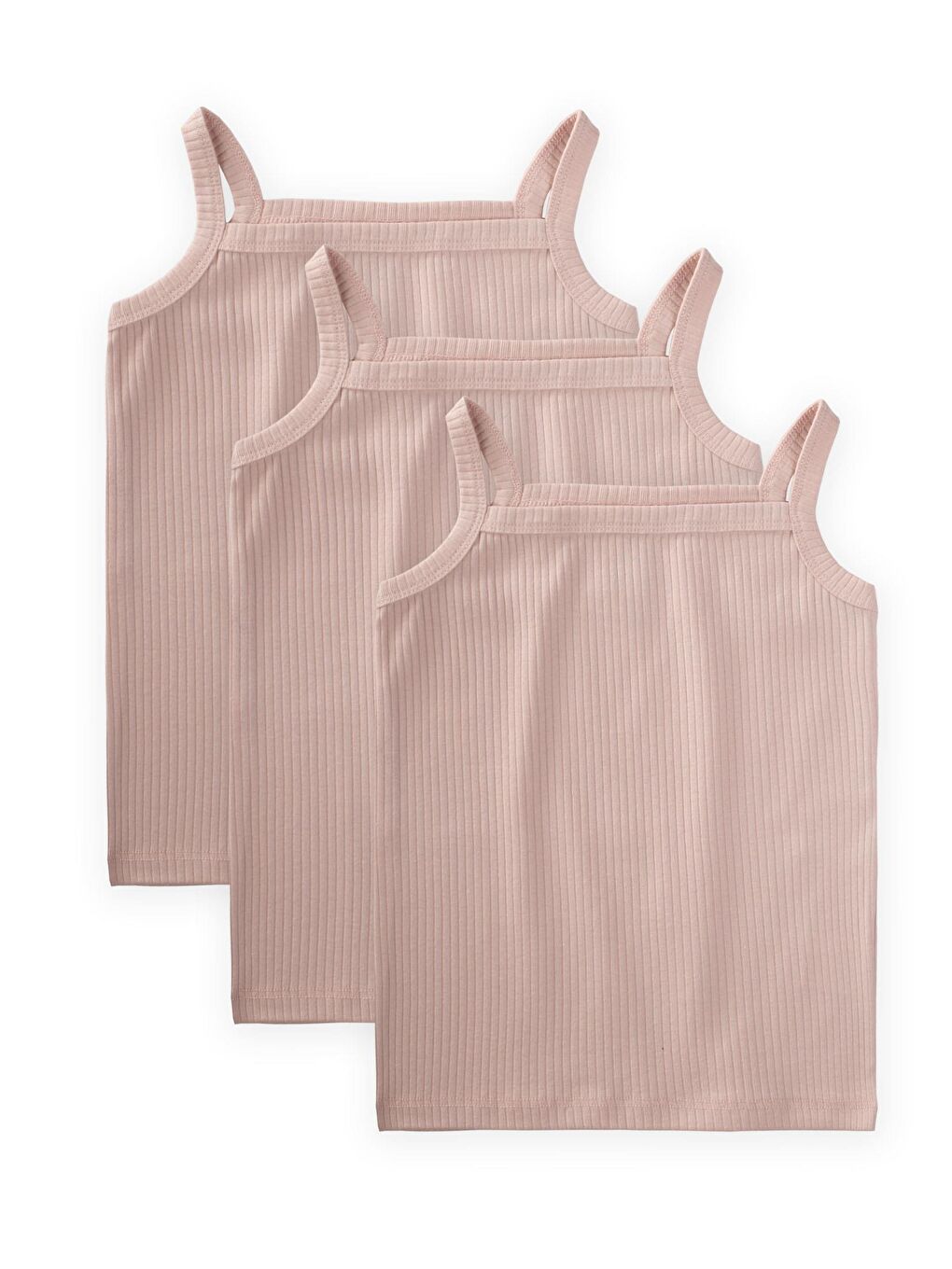 İp Askılı Atlet 2-9 Yaş Pudra Pembe-1