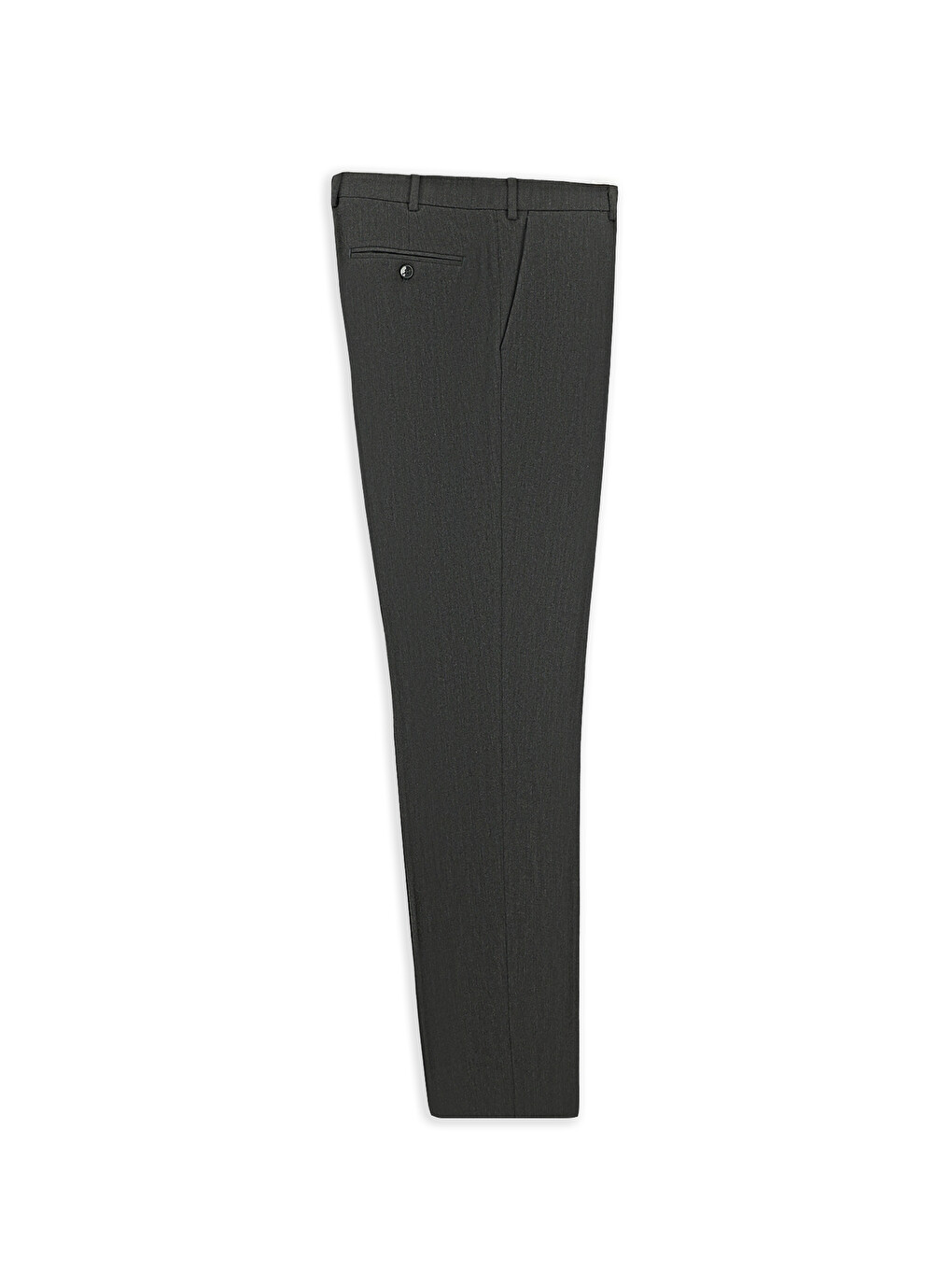 Gri Slim Fit Dar Kesim Klasik Kumaş Pantolon-6