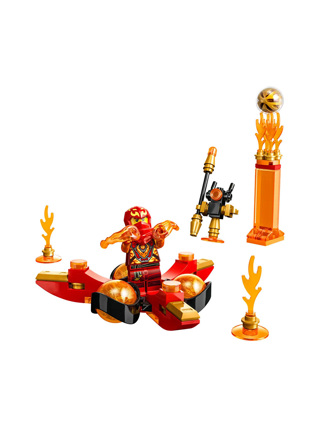 Lego Karışık Ninjago Kai’nin Ejderha Gücü Spinjitzu Saltosu 71777 - 1