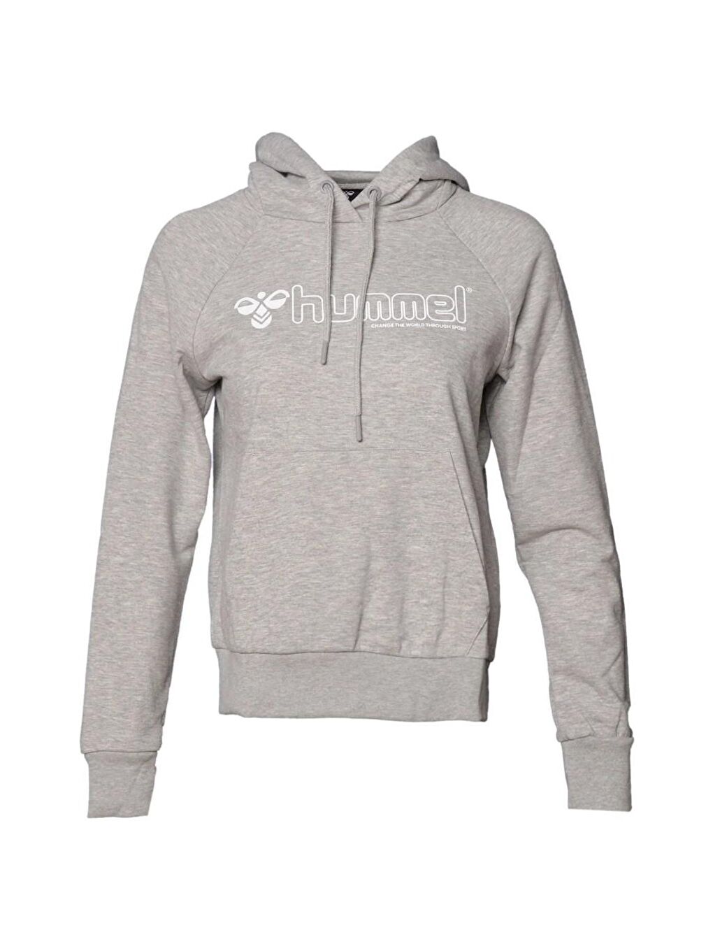 Hummel Gri T Noni 2 0 Kadın Gri Kapüşonlu Sweatshirt