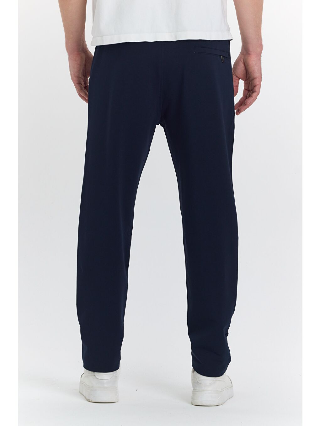 Lacivert Pamuklu Kumaş Erkek Eşofman Altı 0025-7