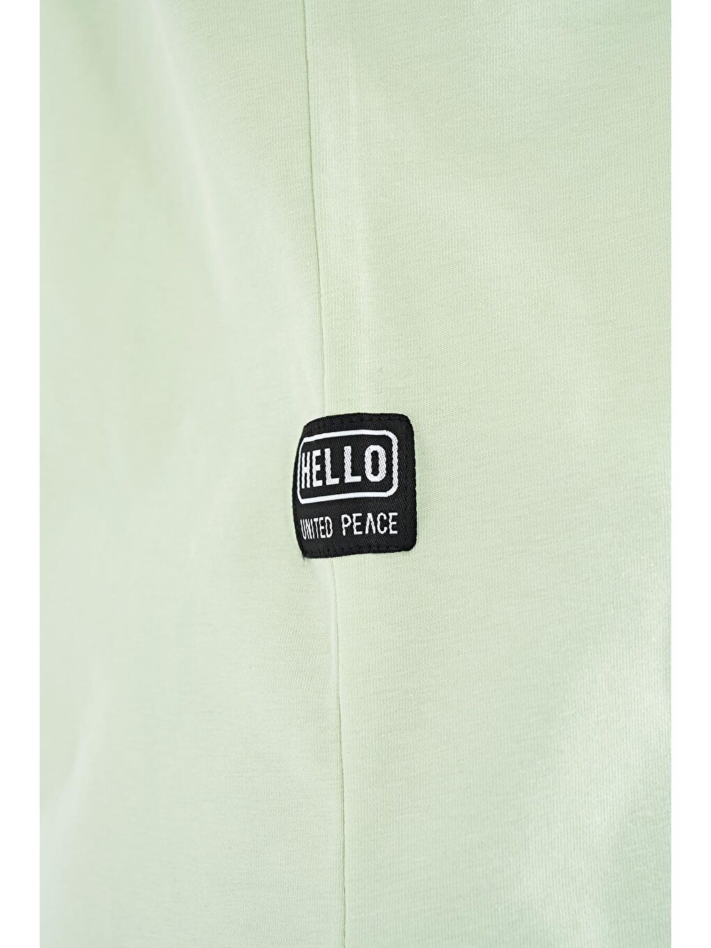 Açık Yeşil Yazı Baskılı O Yaka Standart Kalıp Erkek Çocuk Tişört - 11149-6