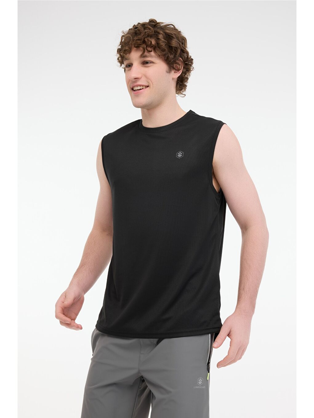 MB CT105 PES TTOP 5FX Siyah Erkek Kolsuz Tişört