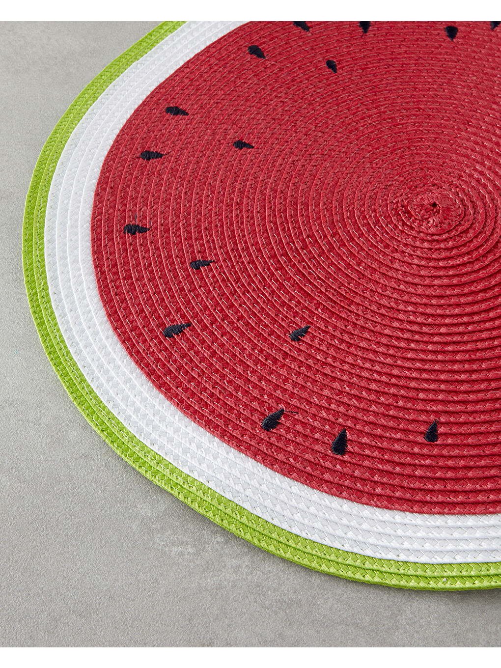 Summer Watermelon PP 2'li Amerikan Servis 38 cm Kırmızı-1