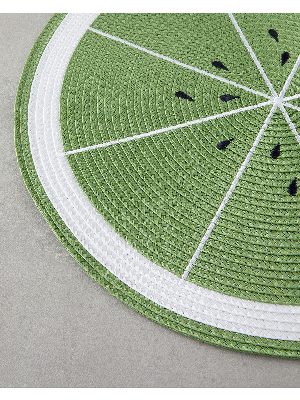 Summer Kiwi PP 2'li Amerikan Servis 38 cm Yeşil-1