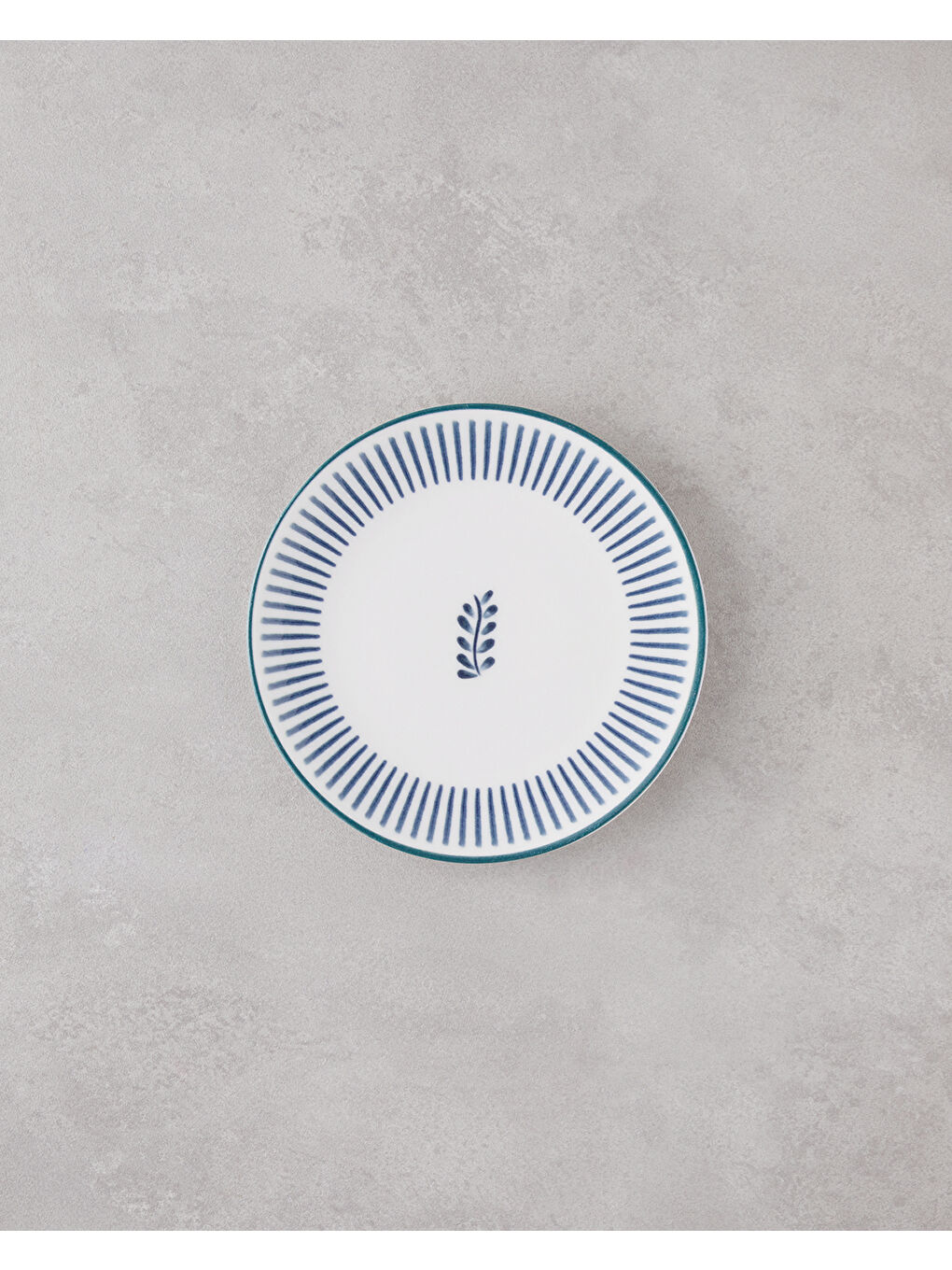 Wells Porselen Kahvaltı ve Sunum Seti 18 Parça 6 Kişilik Mavi-4