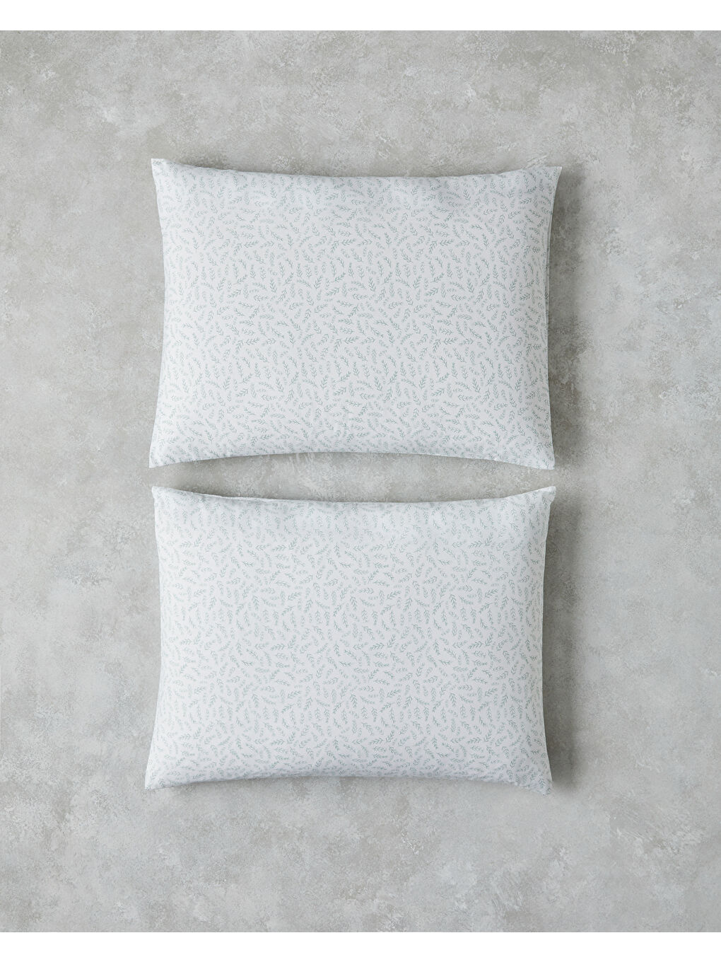 Forest Essence Pamuklu 2'li Yastık Kılıfı 50x70 cm Yeşil