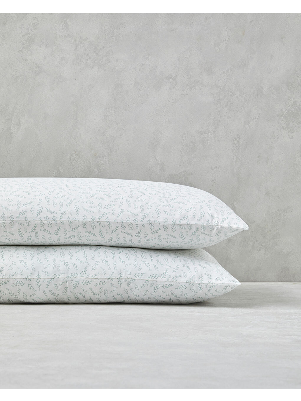 Forest Essence Pamuklu 2'li Yastık Kılıfı 50x70 cm Yeşil-1