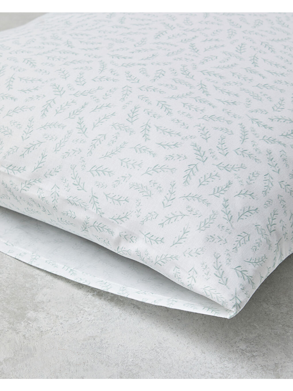 Forest Essence Pamuklu 2'li Yastık Kılıfı 50x70 cm Yeşil-2