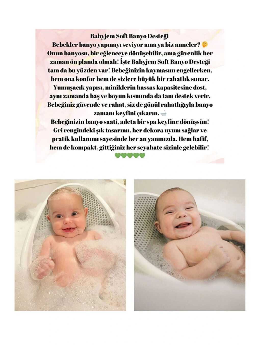 Soft Banyo Desteği Pembe-2