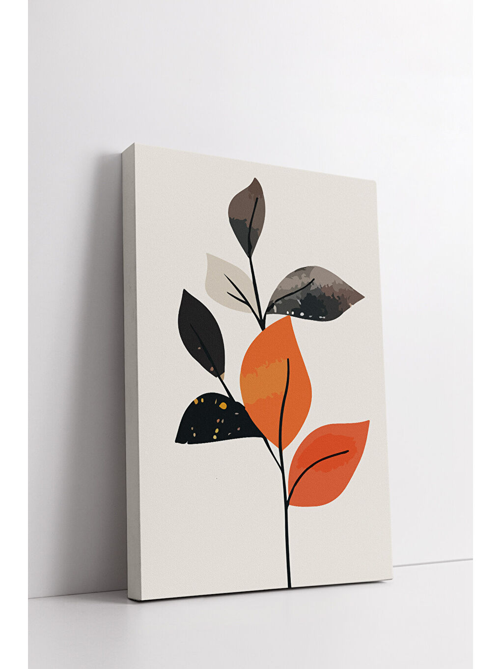 Beyaz Dekoratif 3 Parça Kanvas Tablo - 3CNVS21 - 30 x 40-2