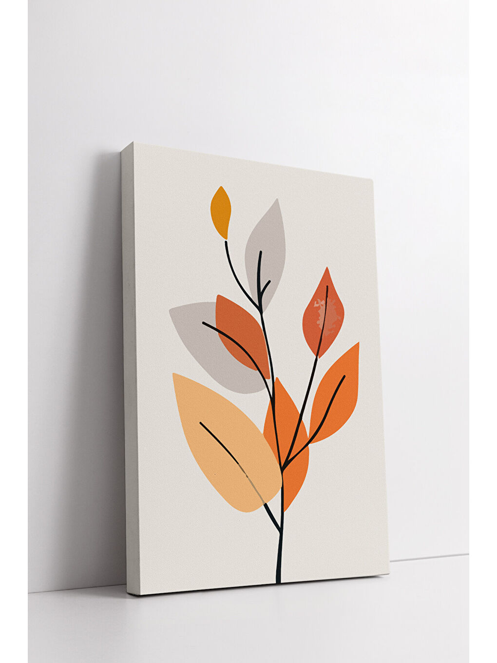 Beyaz Dekoratif 3 Parça Kanvas Tablo - 3CNVS21 - 30 x 40-3