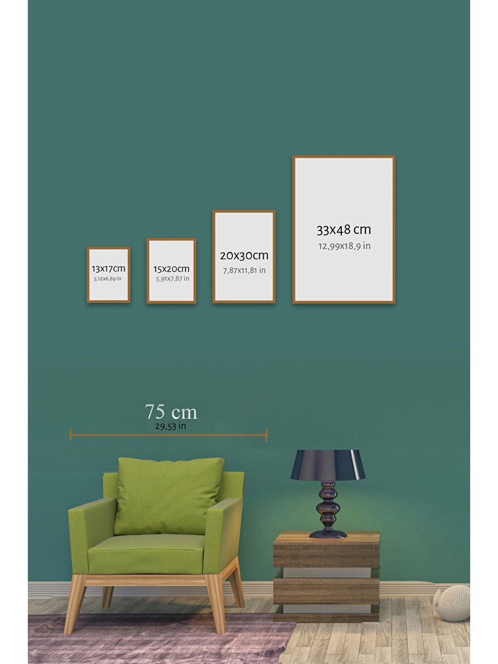 Beyaz 3 Parça Çerçeve Görünümlü Mdf Tablo Seti - 3ARTAVESSA5-3348-1