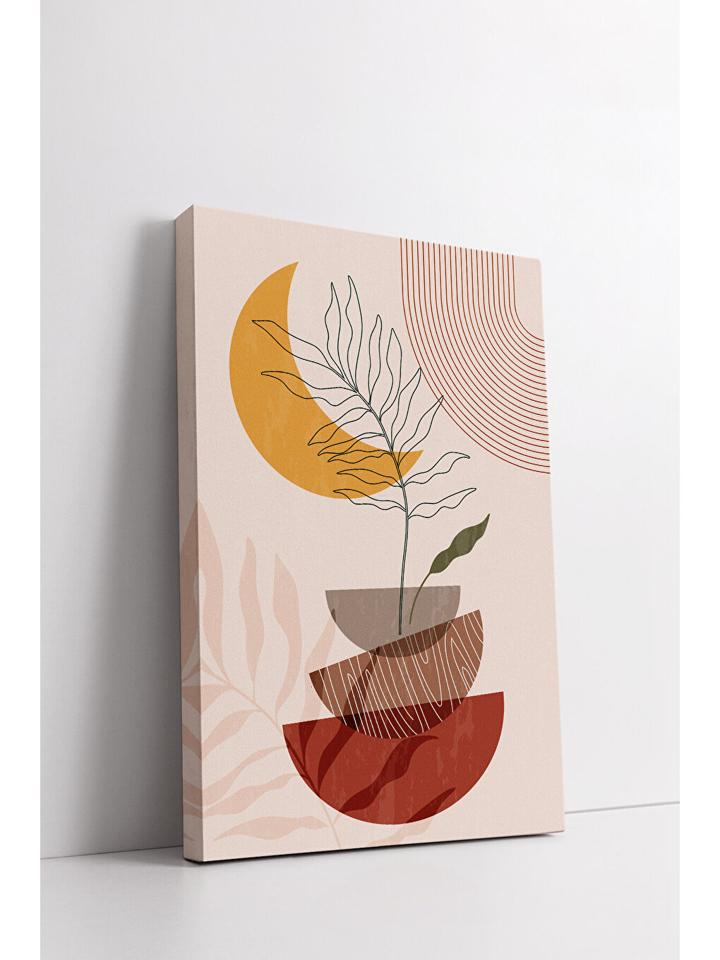 Beyaz Dekoratif 3 Parça Kanvas Tablo - 3CNVS12 - 30 x 40-3