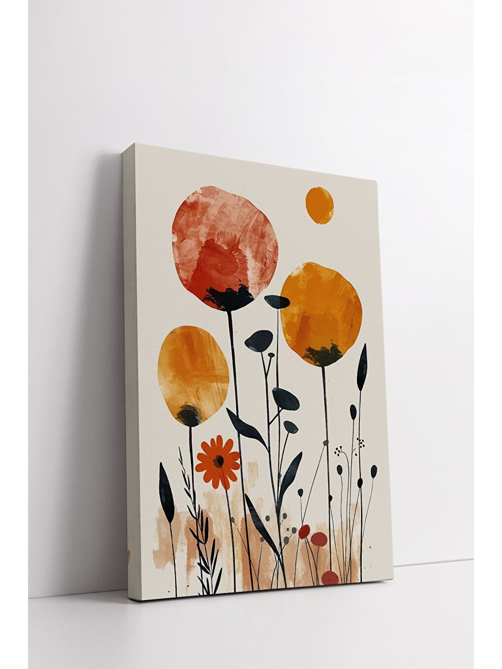 Beyaz Dekoratif Kanvas Tablo - ERSYSB020 - ERSYSB020-70100-2