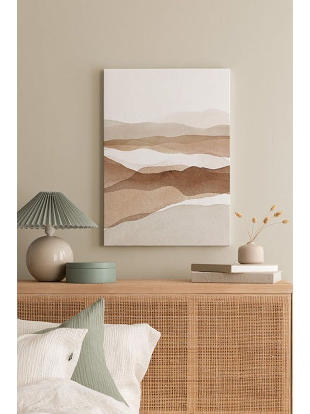 Beyaz Dekoratif Kanvas Duvar Tablo - ARTCANVAS122-4060